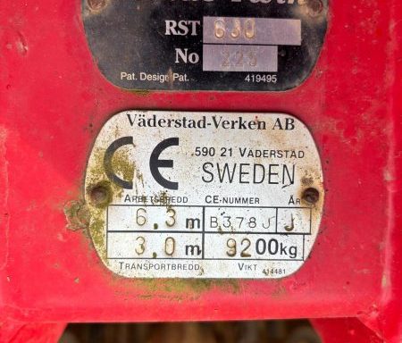 Vaderstad Rexius Twin RST 630 trailed press