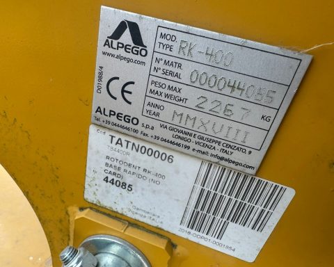 Alpego RK-400 4m Power Harrow