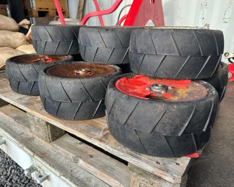 Mzuri wide press wheels for Pro-Till drill