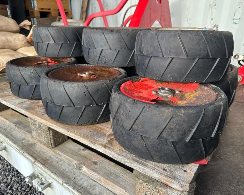 Mzuri wide press wheels for Pro-Till drill