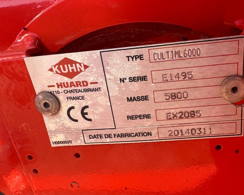Kuhn Cultimer 6000 L Cultivator