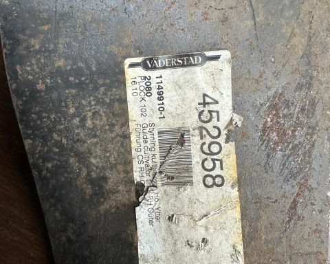 Vaderstad genuine guides to fit Cultus cultivator – Part No 452958 / 452959
