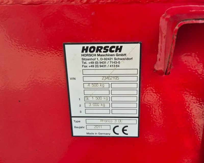 Horsch Pronto 3 DC drill
