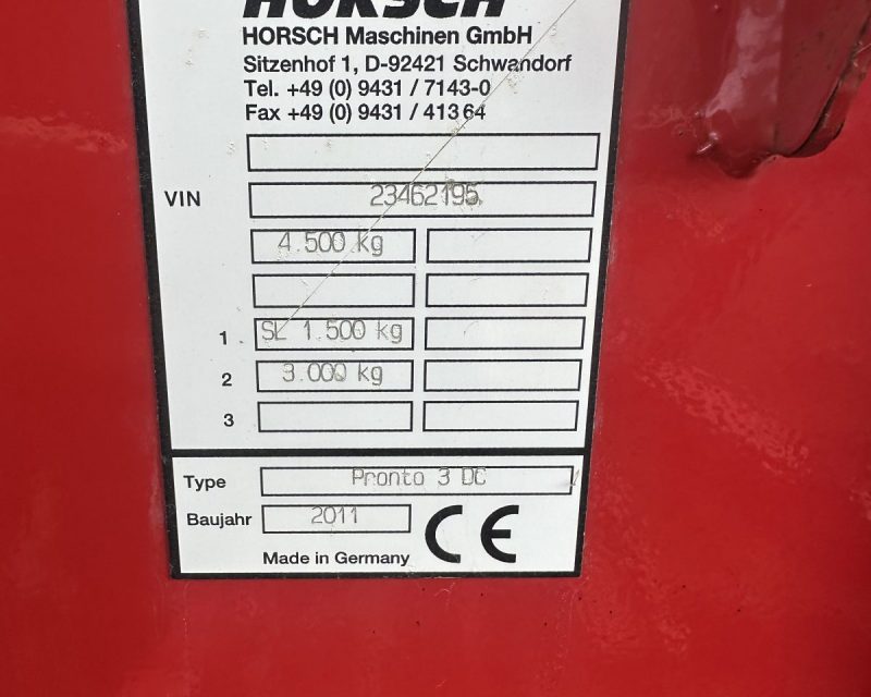 Horsch Pronto 3 DC drill