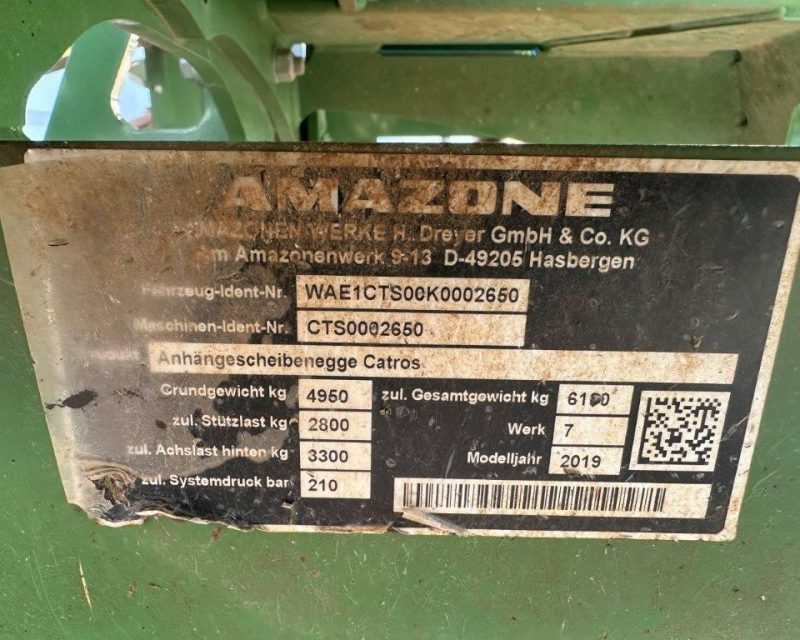 Amazone 6m Catros Cultivator