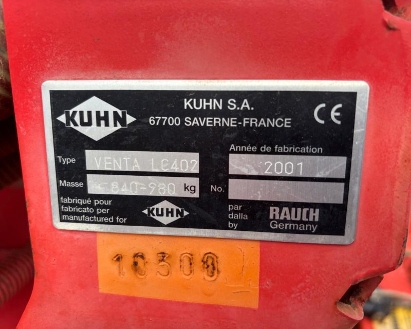 Kuhn 4m Power harrow / drill combination