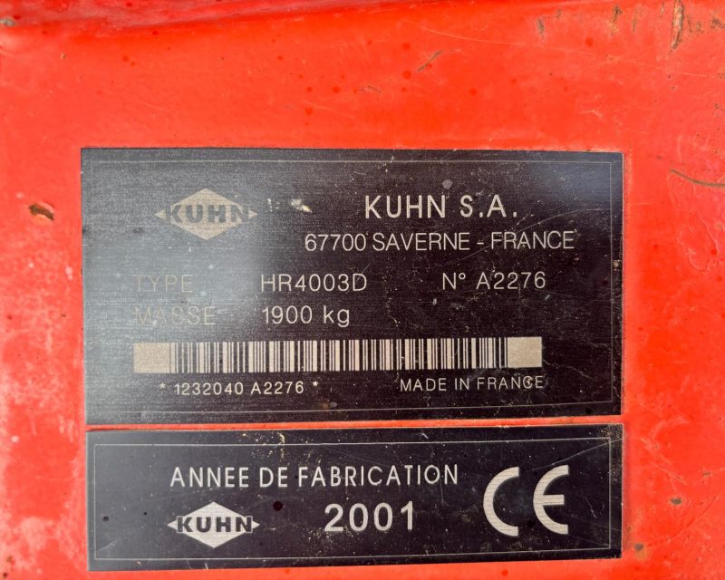 Kuhn 4m Power harrow / drill combination