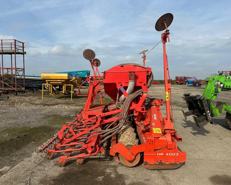 Kuhn 4m Power harrow / drill combination