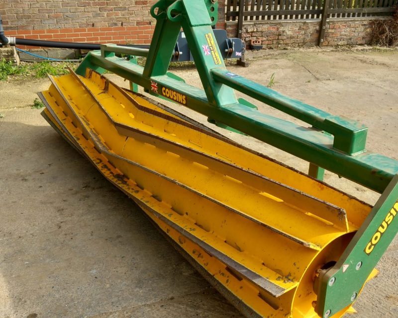 Cousins 3.2m Crop Check Front Mounted Crimper Roller