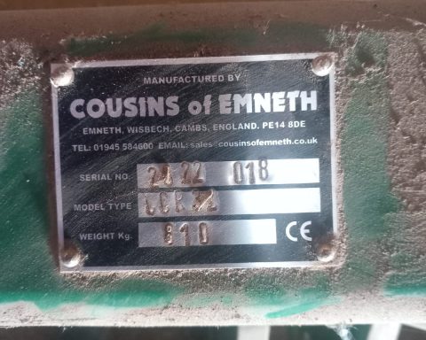 Cousins 3.2m Crop Check Front Mounted Crimper Roller