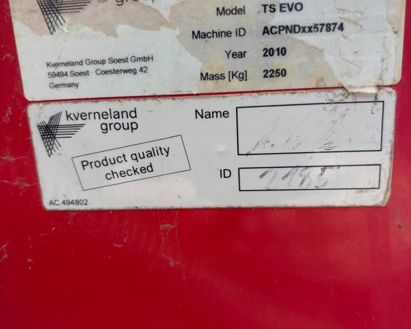 Kverneland Accord TS EVO 6000.