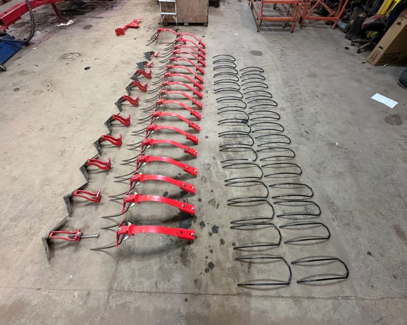 Vaderstad Spirit 6m drill following harrow kit