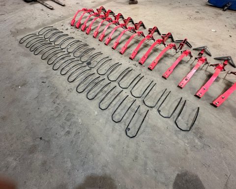 Vaderstad Spirit 6m drill following harrow kit