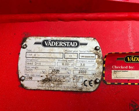 Vaderstad Tempo TPF 8 Seed Drill