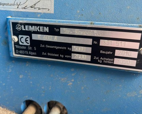 Lemken Kompaktor K 600 A