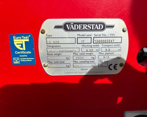 Vaderstad TopDown TD 6oo