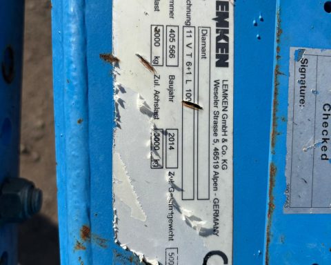 Lemken Vari Diamant 11 plough 7f
