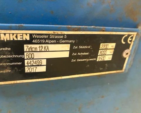 Lemken Solitair 9 – Zirkon 12 KA