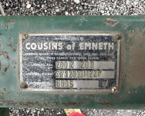 Cousins Sidewinder 12.3 plain cambridge roll 22”