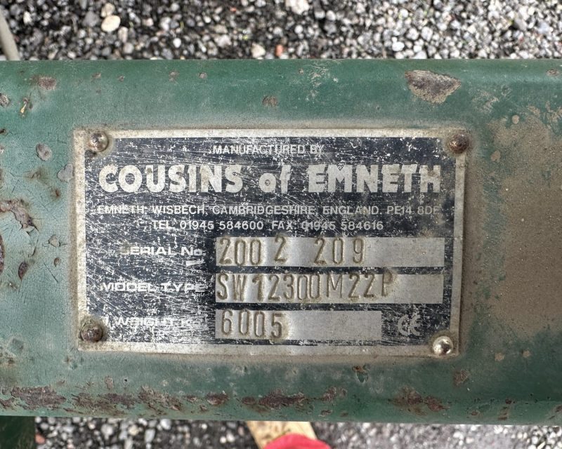 Cousins Sidewinder 12.3 plain cambridge roll 22”