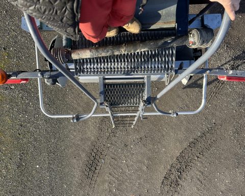 Sulky XT130 trailed fertiliser spreader