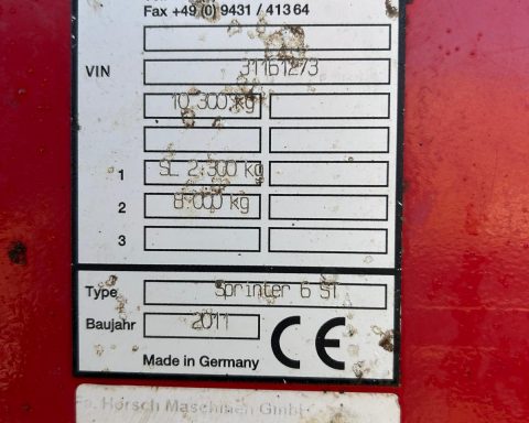 Horsch Sprinter 6st