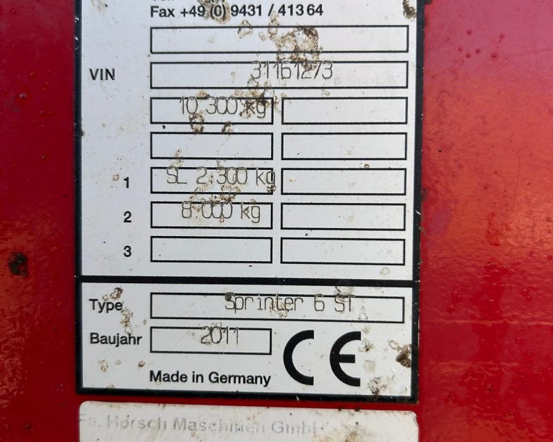 Horsch Sprinter 6st
