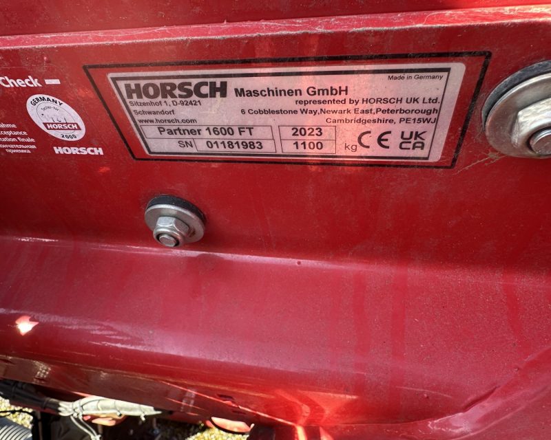 Horsch Finer 600SL & Partner 1600FT