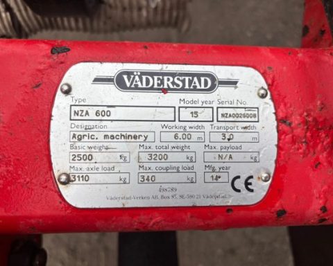 Vaderstad NZ Aggressive cultivator