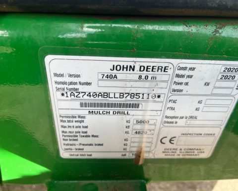 John Deere Greenstar 740A 8m drill