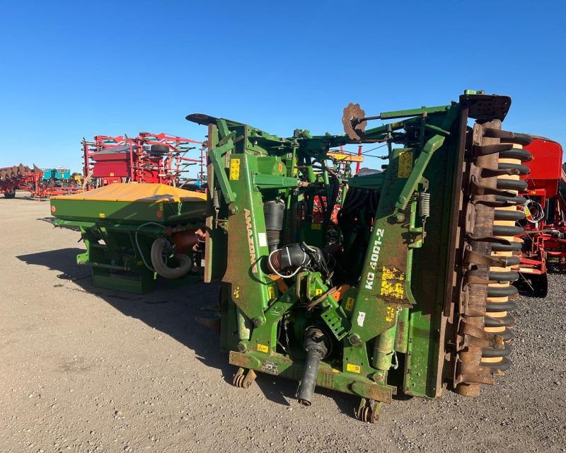 Amazone KG 4001-2 c/w PS 403-2 RoTeC disc coulter bar