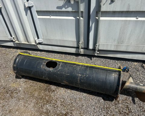 New Holland CR series extension unloading auger