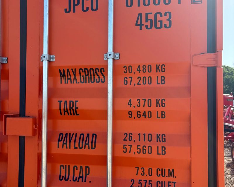 40′ x 8′ Shipping Containers