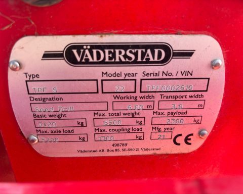 Vaderstad Tempo TPF 8