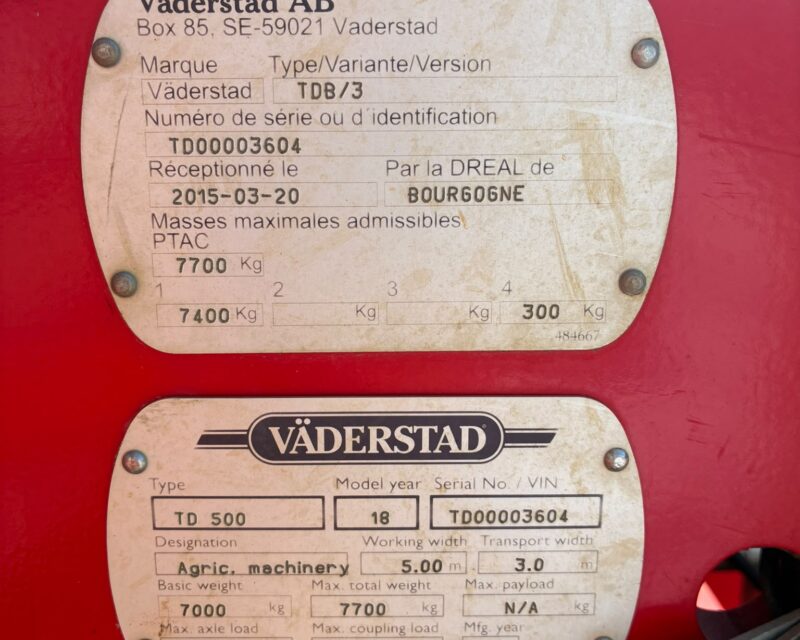 Vaderstad TD 500