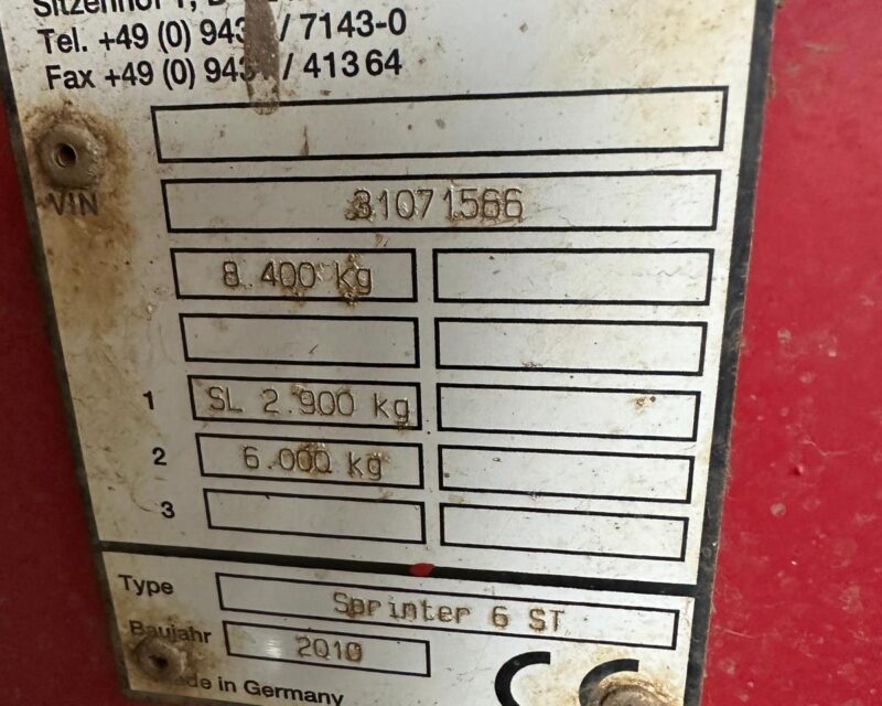 Horsch Sprinter 6 ST