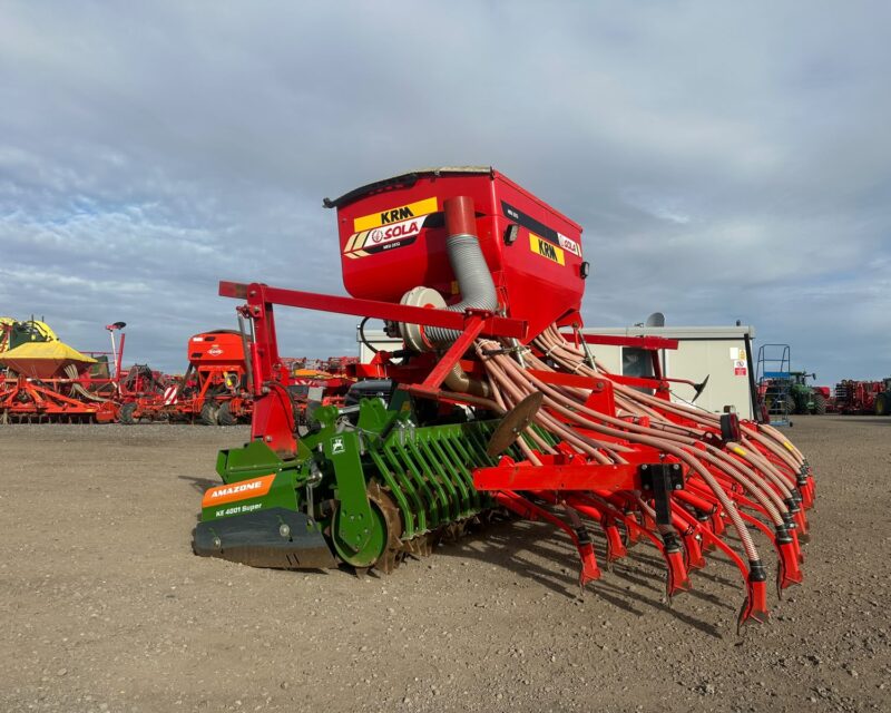 Amazone KE 4001 Super c/w KRM Sola tine drill
