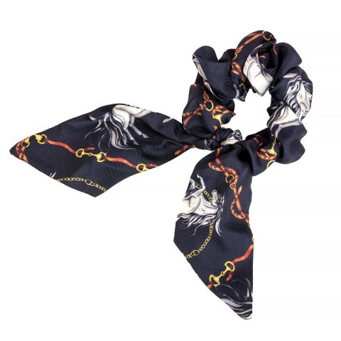 Liquorish & Gold Equestrian Scrunchie