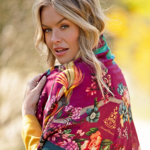 Magenta Airs & Graces Wool/Silk