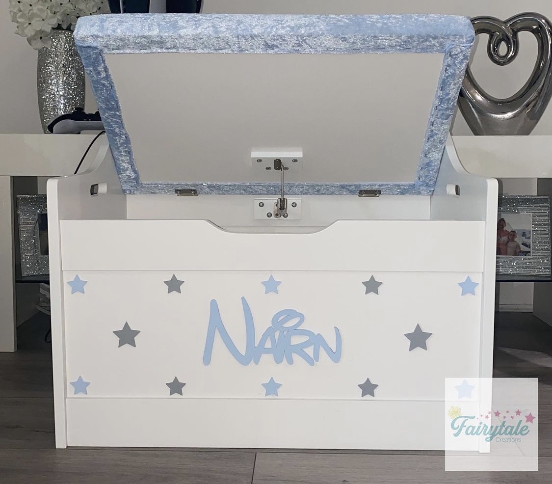 Fairytale Soft Close Boys Toy Box Fairytale Creations