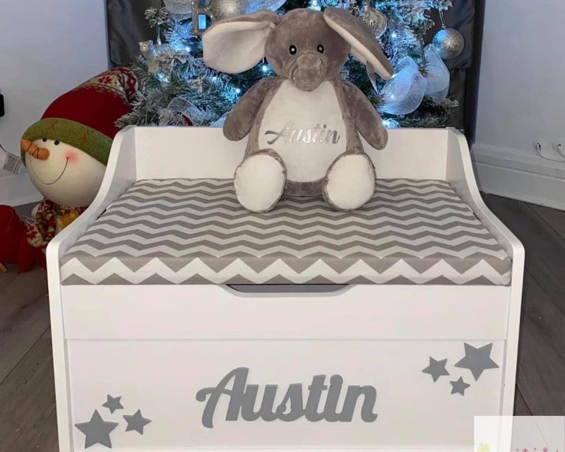 Star Burst Soft Close Childrens Toy Box Fairytale Creations