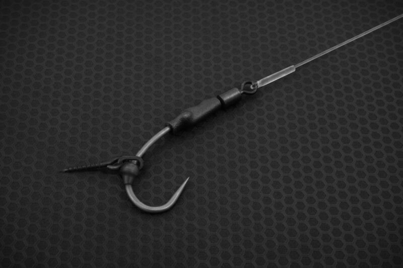 Close Up Shot - Tidy Rig - Turbo German - 6 barbless - RESIST BEAD with BAIT SCREW