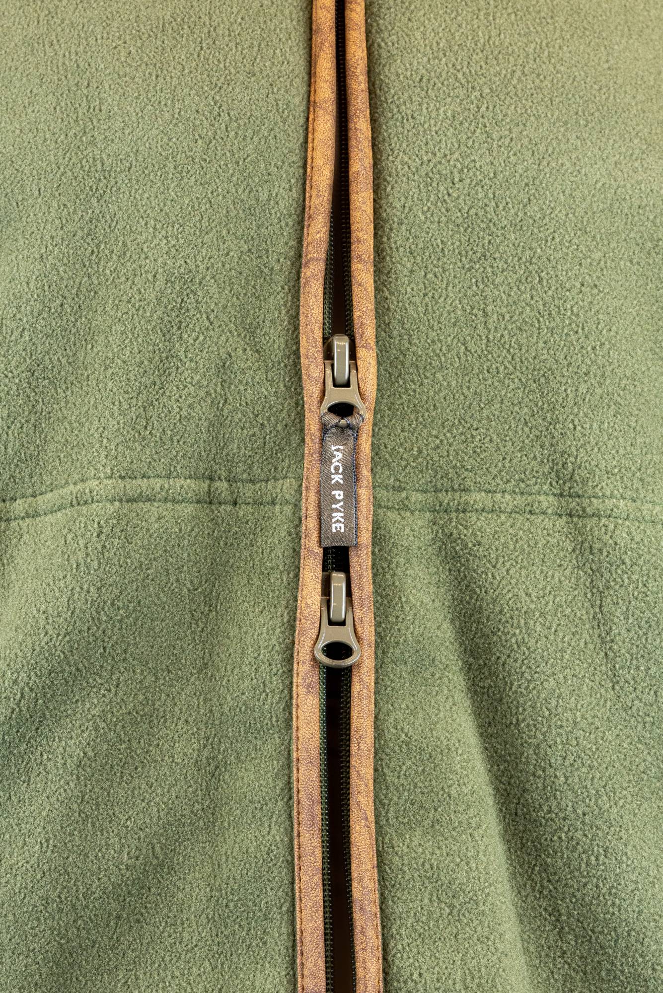 Pull en Polaire Countryman Vert Olive fonc/é Jack Pyke