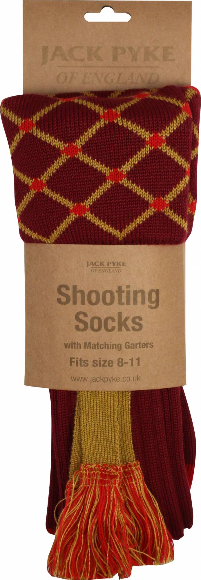 JACK PYKE DIAMOND SHOOTING SOCKS BURGUNDY Online Shop Irelands Group