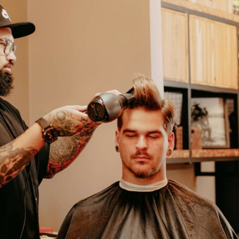 Mens blow-dry