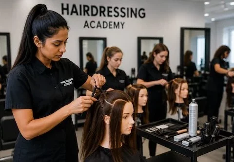 hair up training