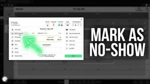 Mark appointment as no-show