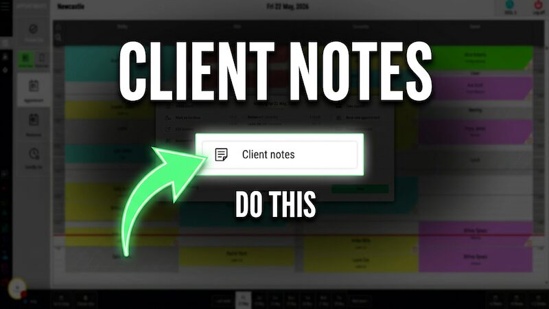 View and add client notes