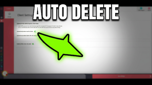 Automatic client deletion