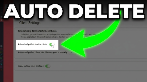 Automatic client deletion
